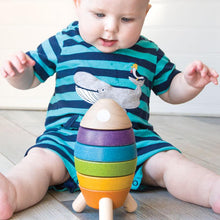Load image into Gallery viewer, PlanToys Stacking Rocket